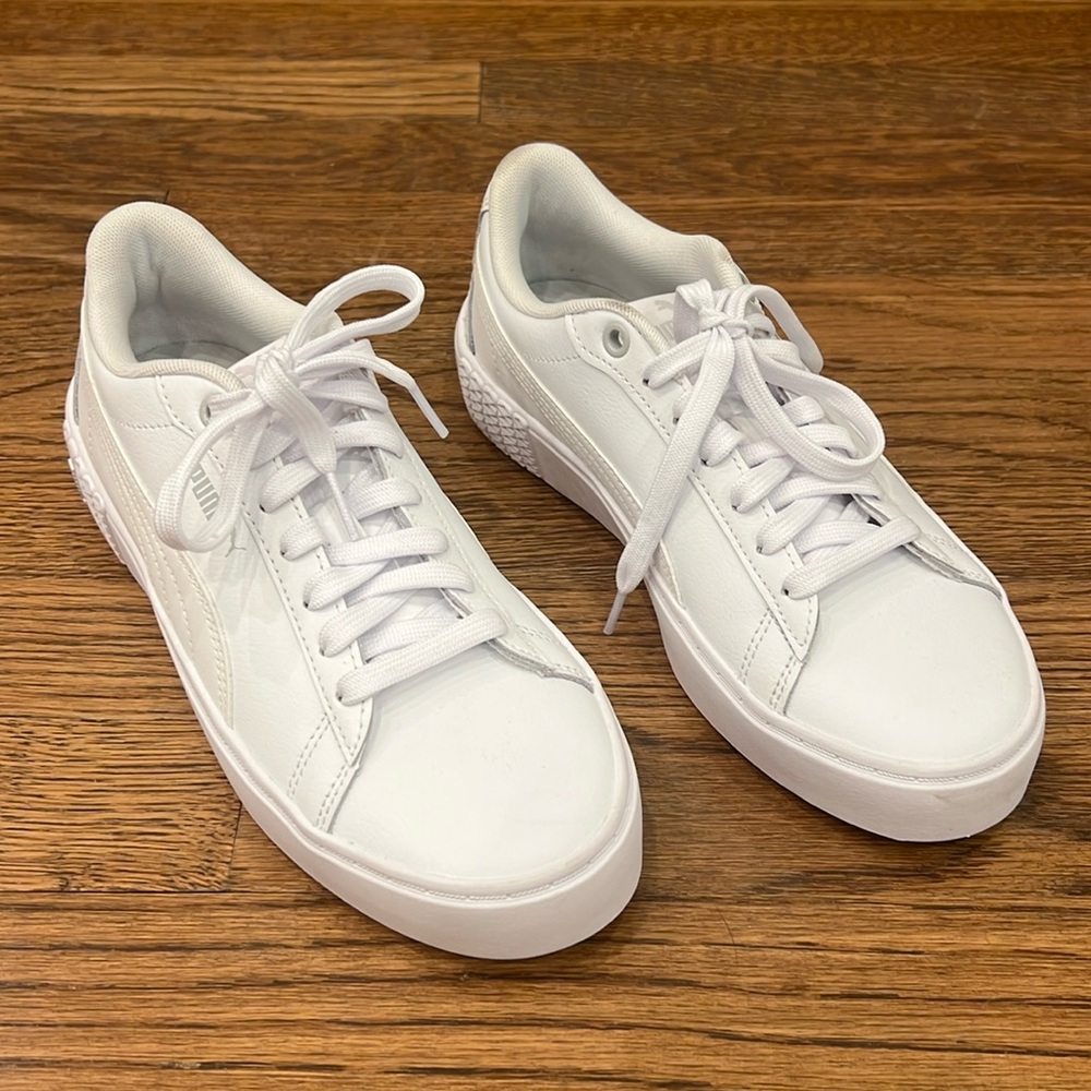 Puma White Women's Low-Top Sneakers